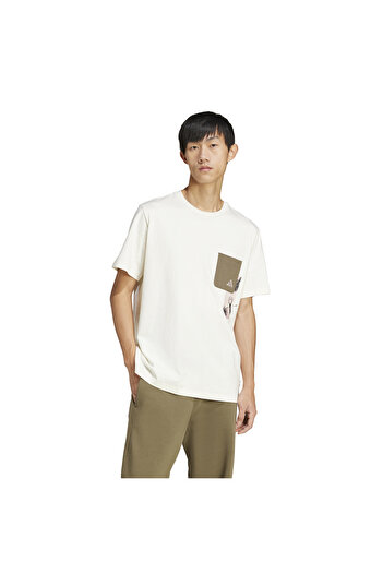 adidas Μ T Φακός Pkt T T-shirt Λευκό Jj3928