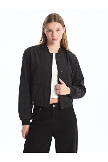 LC Waikiki Straight Long Sleeve Women's College Jacket