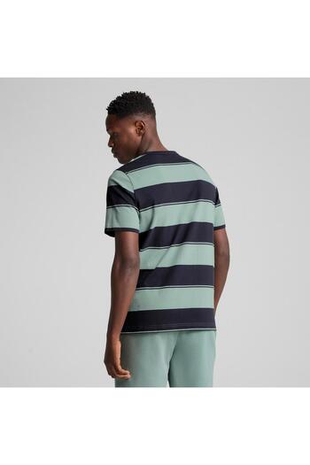 Puma Class Striped Чоловічий зелений футболка 68465730