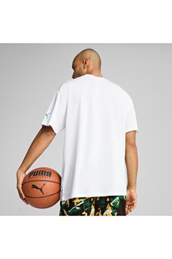 Puma Ανδρικό μπλουζάκι Rival Rage White 68544101