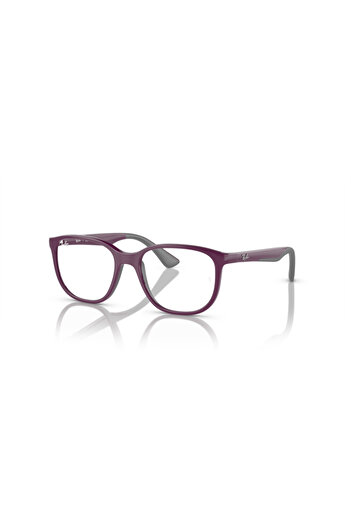 Ray-Ban Ray-Ban Junior Vista Kids Square Unisex Sunglasses - RB 9078V - Lens Size: 48mm - Purple Grey Rubber Frame