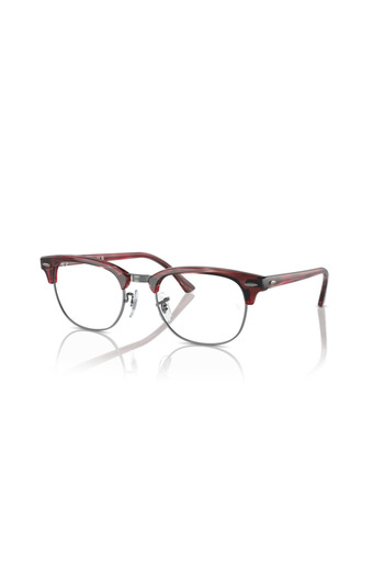 Ray-Ban Ray Ban Vista Unisex Square Eyeglasses- Rb 5154 - Lense Size:51mm - Striped Red On Gunmetal