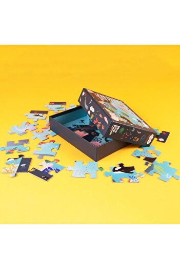 kidmosfer Ara Bul - Sualtı Temalı - 3 Yaş Üzeri Çocuklar Için Eğitici Ve Öğretici Puzzle 35 Parça Yapboz