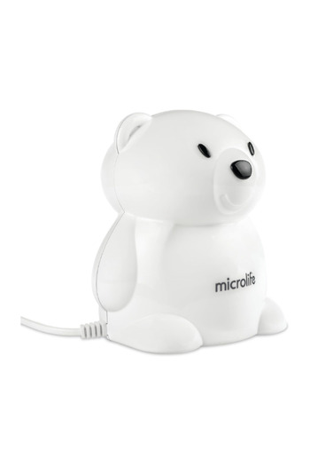 Microlife NEB400 Compressor Inhaler Bear for Children and Adults Inhaler Nebuliser Aerosol Therapy Inhalation