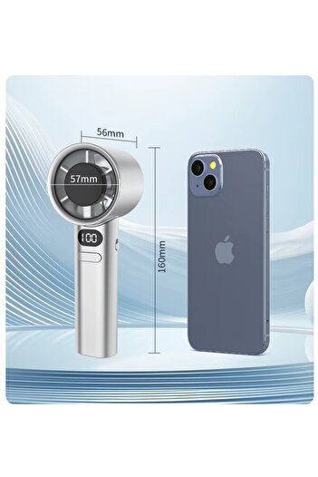 Tastech ŞARJLI EL FANI LED GÖSTERGELİ MİNİ KLİMA SERİNLETİCİ VANTİLATÖR