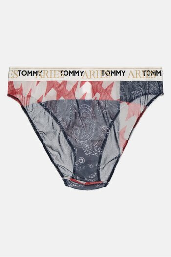 Tommy Hilfiger Tommy x Aries Women Brand Logo Panties, Multicolor