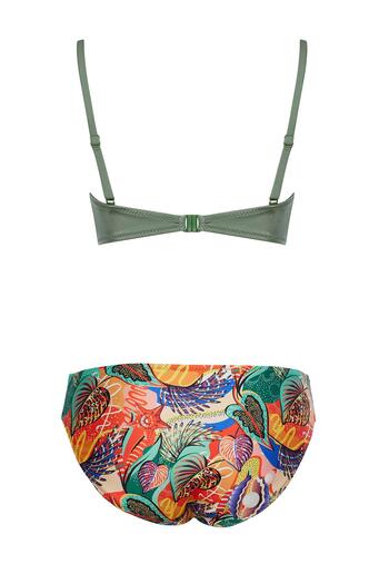 SAILOR moda Strapless Patterned Bikini Set