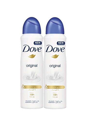 Dove Original Antiperspirant Deodorant 150ml Pack of 2 300ml