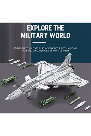 Choice RAFALE 2099pcs 2099PCS Rafale Fighter Model Building Blocks Diy Military Plane Series Assembly Brick