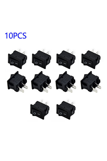 Choice 10 قطع سيارة سيارة شاحنة قارب هزاز دائري 250 فولت 3 أمبير 2 دبوس تشغيل/إيقاف مفاتيح SPST مفتاح هزاز 1...