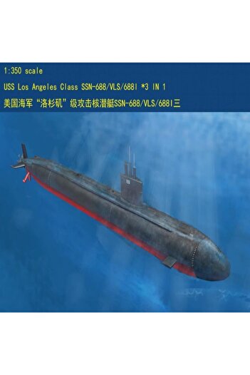 Choice HobbyBoss 83530 1/350 USS Los Angeles Class SSN-688/VLS/688I (3 in 1) Submarine-Scale Model Kit