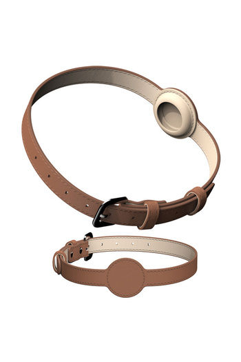 Choice S Within 5-10kg Coffee For Apple Airtag Protective Tracker Waterproof Pet Dog Anti-lost Positioning