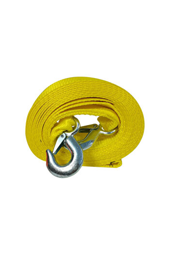 Safari Heavy-Duty Tow Rope – 6 Meter, 8 Ton Capacity, Durable Nylon with Steel Hooks