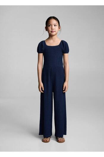MANGO Kids Langer gewebter Overall