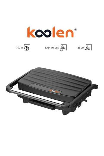 Koolen Colin 750W Sandwich Heater in Black