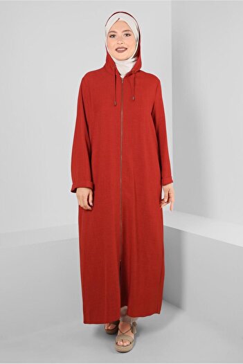 Alvina Hooded Cap with Tie Back Detail 43830