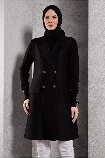 Alvina Kruvaze Collar Vest 45219