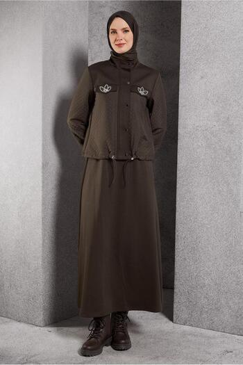 Alvina Skirted Tracksuit Set - 45053 Model