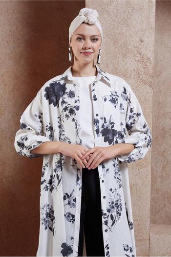 Alvina Linen Set 44773 - Patterned Trousers