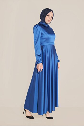 Alvina Floral Embroidered Collar - Dress 40677