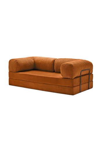 Dekoport Relax Sofa Köşe Takımı Aktivite Yatağı Yer Yatağı Kadife Fitilli Kumaş