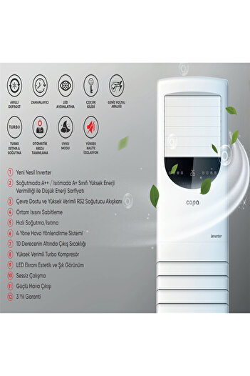 copa SALON TİPİ 48.000 BTU/H İNVERTER KLİMA