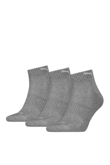 Puma Unisex Quarter 3-Pack Socks