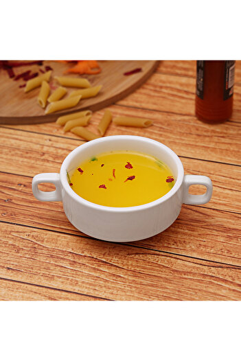 ROYALFORD Magnesia Porcelain Soup Bowl, 4.5 Inch
