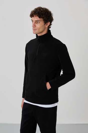 AIR JONES Ανδρική αθλητική φόρμα Carol Black Fleece - 85226