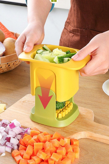 OneHouse Practical Cube Vegetable Chopper Manual Knife Slicer