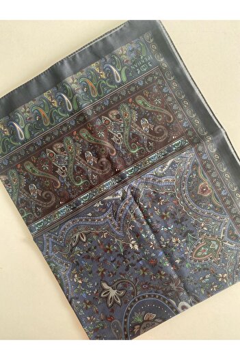 İpekhan Hindu Pattern Thin Cotton Shawl
