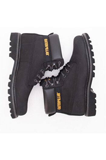 Caterpillar Colorado Hakiki Deri Siyah Nubuk Kadın Bot