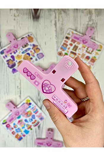 Kağıt Gemi Dükkan Sanrio Karakteri My Melody Pembe Renk Çok Fonksiyonlu Mıknatıslı Klips/Fotoğraf Mandalı/Kıskaç Ataş