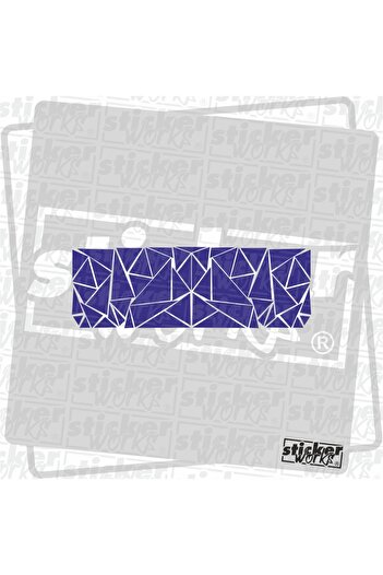 Sticker Works Autocolant pentru acoperirea mașinii triunghi albastru Parlament