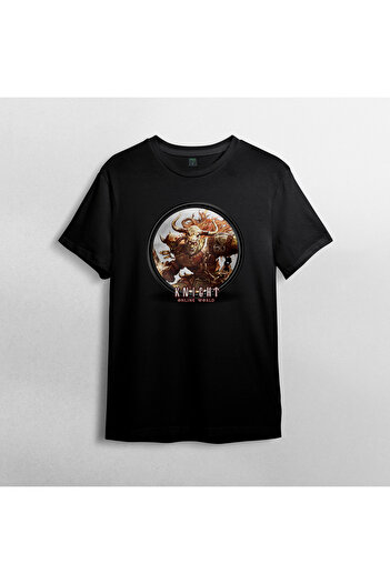 Pixxa Unisex 100% βαμβακερό λαιμόκοψη και μπλουζάκι μοντέλο 2