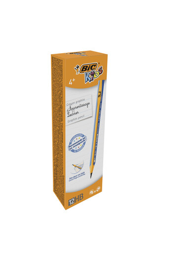 Bic Creion Grafit HB Fara Radiera Evolution Kids 12/Buc Bic