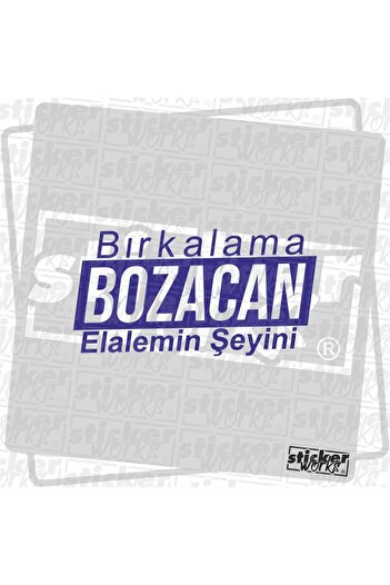 Sticker Works Autocolant pentru a lăsa lucrul din elementul Elalemin