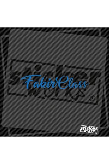 Sticker Works Autocolant Clasa Fakir