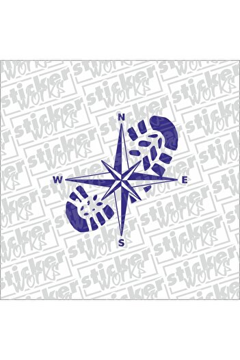 Sticker Works Autocolant busolă