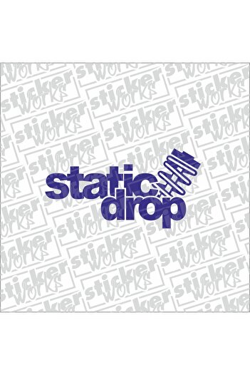 Sticker Works Autocolant Static Drop