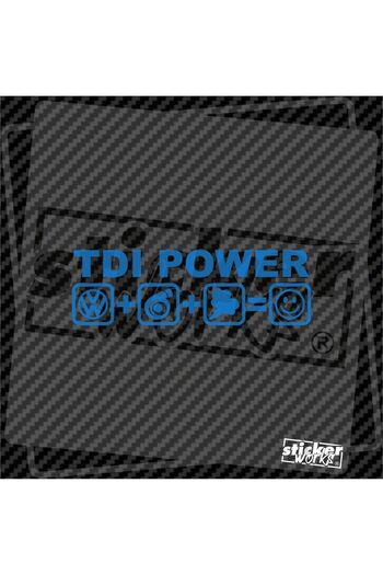 Sticker Works Autocolant Tdi Power