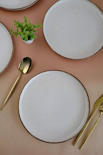 Kütahya Porselen 24cm 2 Liter Moderna Service Plate Cinnamon