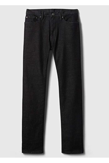 GAP V-Straıght Jeans Straight Fit Men's Jeans Pants Black