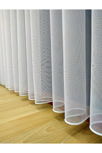 Alp Perde Grek Duz Modern Tul Curtain 125 Спідниця плісе без зморшок ребриста звичайна плісе