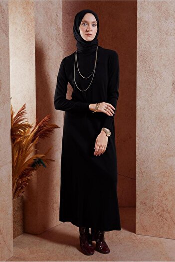 Alvina Ruffy Collar Knitwear Dress 44921