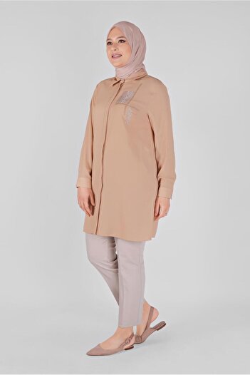 Alvina 20141 Model Stone Printed Tunic