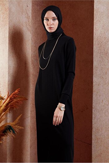 Alvina Ruffy Collar Knitwear Dress 44921