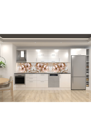 FOTTOFON Suya Dayanıklı Mutfak Banyo  Duvar Masa Yapışkanlı Laminasyonlu Folyo Kaplama 60x100 Cm