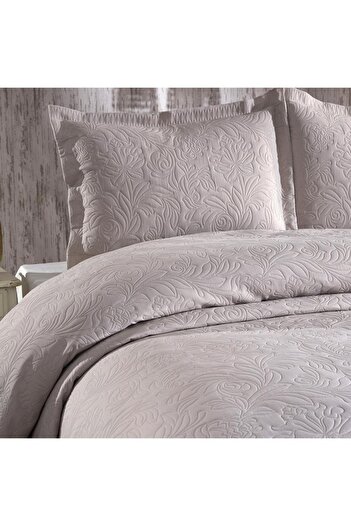 Solinas Collection Soldi Rose Cappuccino Double Bedspread
