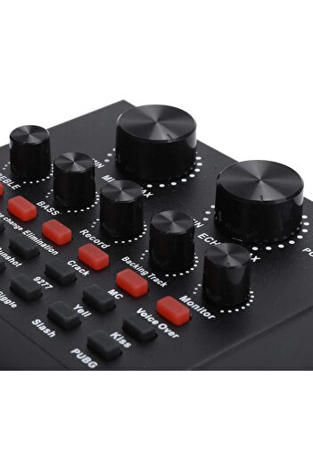 fulina V8s Professional Live Sound Card,Dual DSP sound beautification,intelligent noise reduction